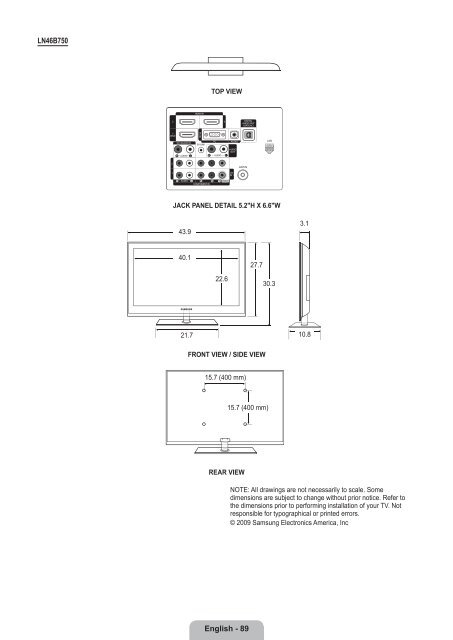 LCD TV - Specs and reviews at HDTV Review