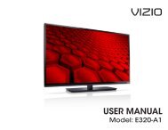 USER MANUAL - Vizio