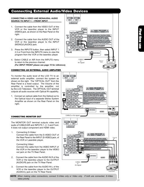 LCD Flat Panel TELEVISION Operating Guide ... - Hitachi in Canada