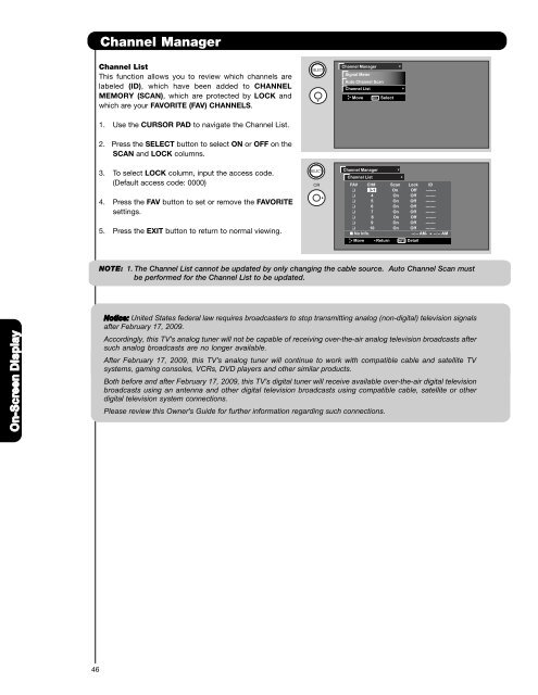 LCD Flat Panel TELEVISION Operating Guide ... - Hitachi in Canada