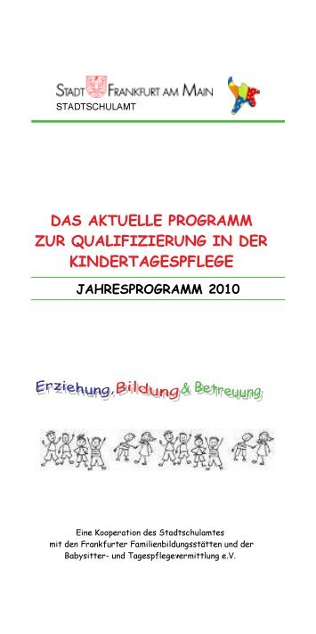 KINDERTAGESPFLEGE - Haus der Volksarbeit eV