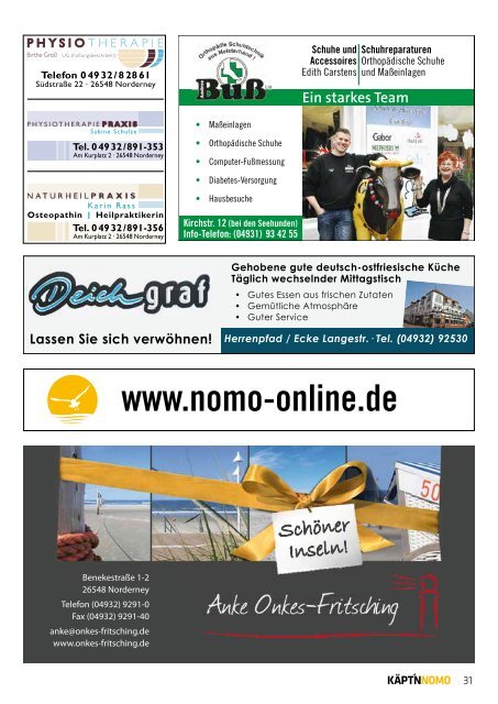 Käpt'n Nomo - Mai 2013 als PDF - Norderney