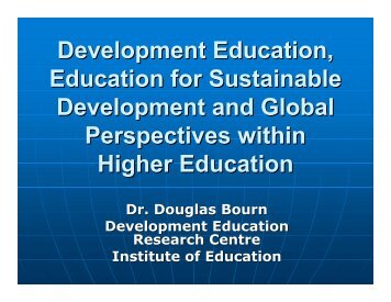 Development Education - Higher Education Academy