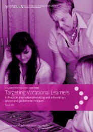 Targeting Vocational Learners - University of Leicester