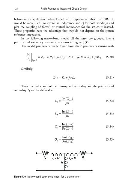 Radio Frequency Integrated Circuit Design - Webs