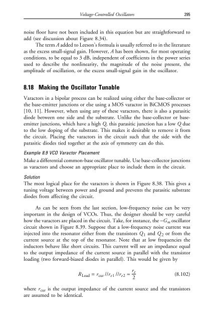 Radio Frequency Integrated Circuit Design - Webs