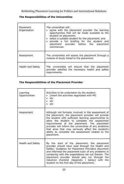 The Scholarship of Engagement for Politics: - Higher Education ...