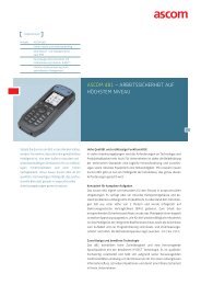 ASCOM d81 – ARBEITSSICHERHEIT AUF HÖCHSTEM ... - headON