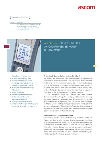 d62 Datenblatt - headON