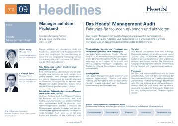 Das Heads! Management Audit