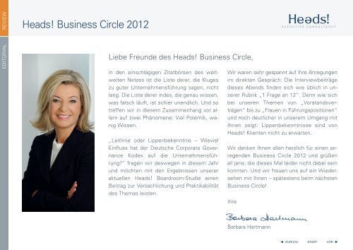 Heads! Business Circle 2012