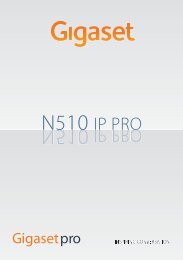 Gigaset N510 IP Pro Userguide Full (pdf) - VoIP Talk