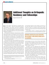 Additional Thoughts on Orthopedic Residency and ... - Healio