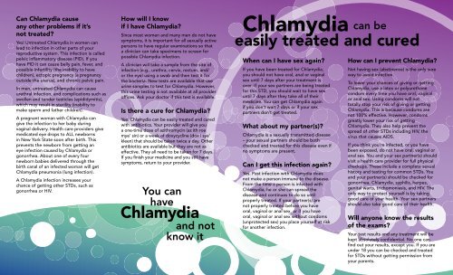 Chlamydia: The Silent Threat - New York State Department of Health