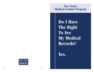 Do I have the right to see my medical records? - New York State ...