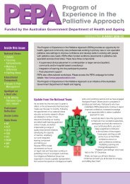 PEPA Summer 2012-13 Newsletter - Queensland Health