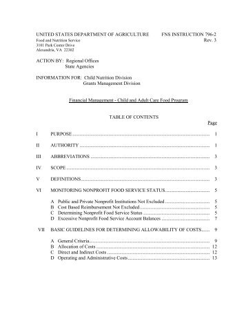 FNS Instruction 796-2 Rev.3 - New York State Department of Health