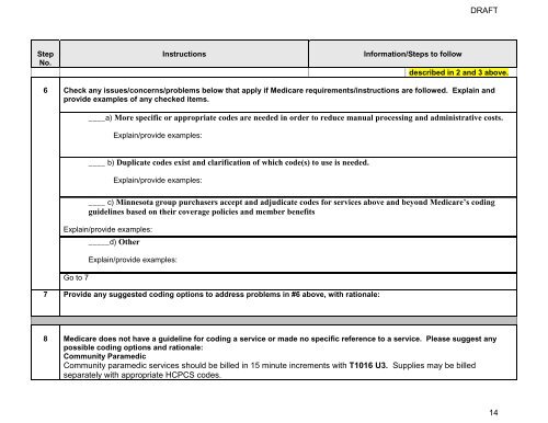 AUC Medical Code TAG Meeting Materials 03-14-13 - Minnesota ...