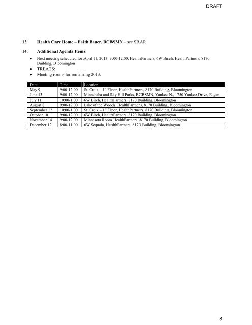 AUC Medical Code TAG Meeting Materials 03-14-13 - Minnesota ...