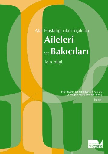 Akıl Hastalı©ı olan kißilerin Aileleri Bakıcıları ve - Department of Health