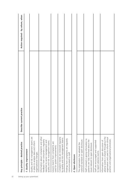 Guide to Complaint Handling in Health Care Services