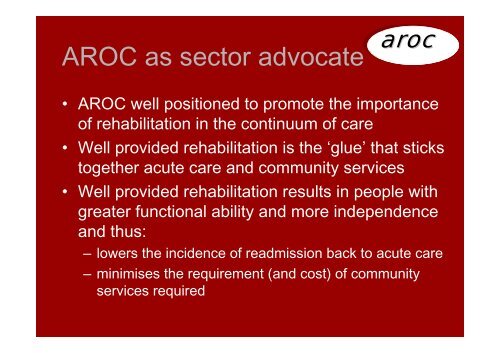 AROC - Department of Health