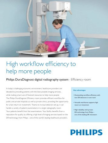 DuraDiagnost Efficiency room Product Overview - Philips Healthcare