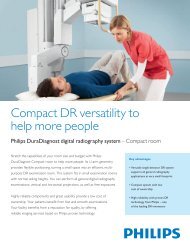 Compact DR versatility to help more people - Philips Healthcare