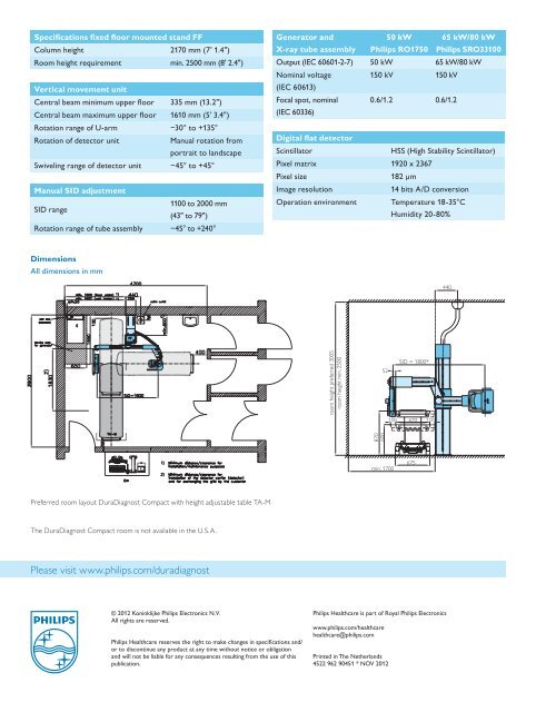 Compact DR versatility to help more people - Philips Healthcare