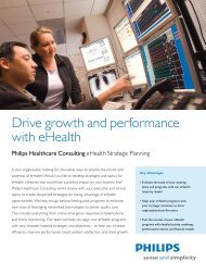 eHealth Strategic Planning - Philips Healthcare