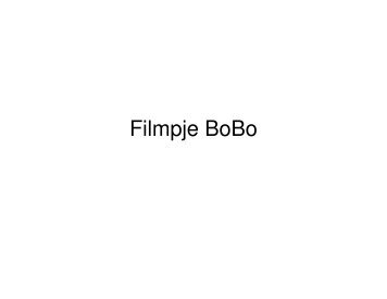 Filmpje BoBo - Health[e]Foundation