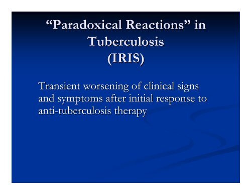 Clinical Manifestations & Opportunistic Infections - Health[e ...