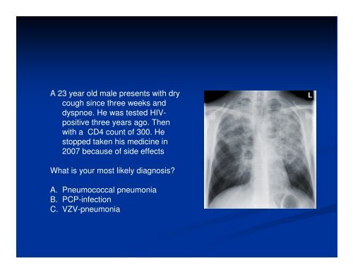 Clinical Manifestations & Opportunistic Infections - Health[e ...