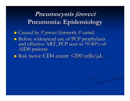 Clinical Manifestations & Opportunistic Infections - Health[e ...