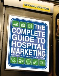 the complete guide to hospital marketing patrick t - HealthLeaders ...