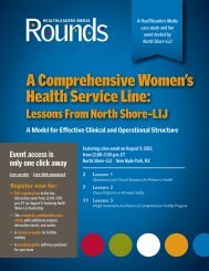 A Comprehensive Women's Health Service Line: - HealthLeaders ...