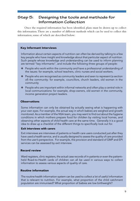 How to conduct a rapid nutrition assessment - Health Systems Trust