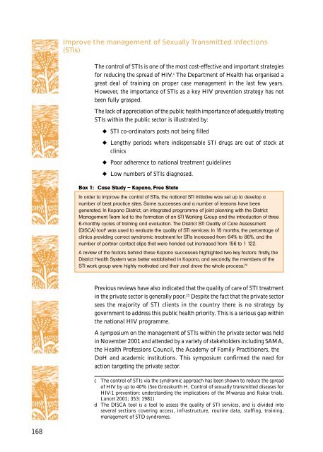 sahr2001 - Health Systems Trust