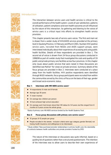 sahr2001 - Health Systems Trust