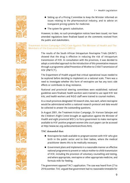 sahr2001 - Health Systems Trust