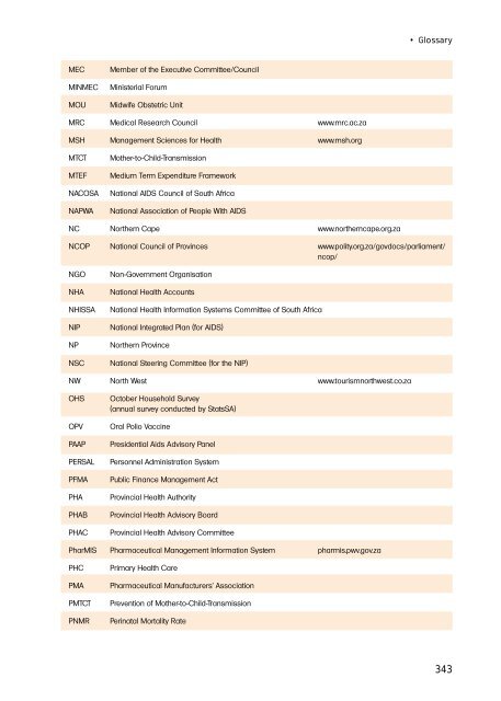 sahr2001 - Health Systems Trust