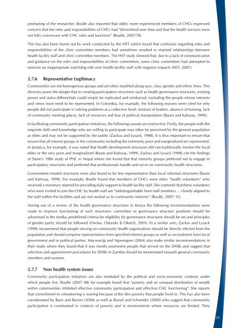 The Status of Clinic Committees in Primary Level - Health Systems ...