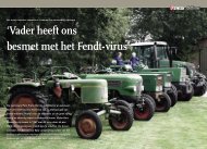 'Vader heeft ons besmet met het Fendt-virus'