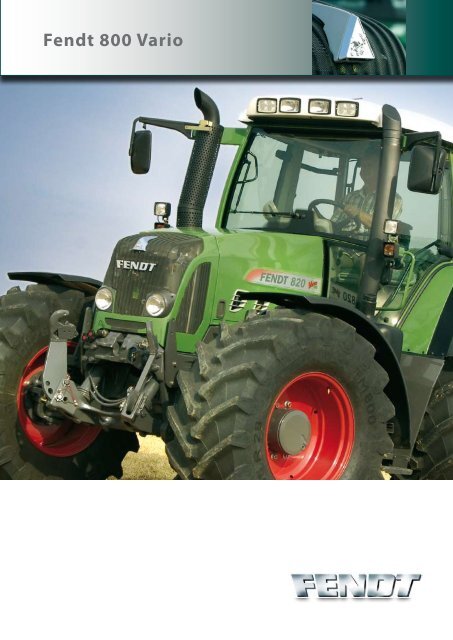 Fendt 800 Vario folder - Wout Hogervorst