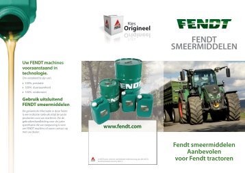 FENDT SMEERMIDDELEN