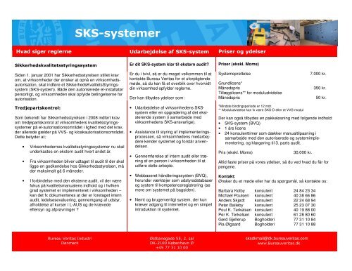 Sks-systemer - Bureau Veritas