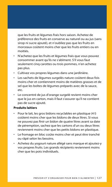 Alimentation et sante des aines - HealthLinkBC