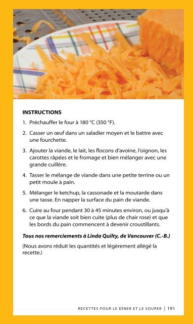 Alimentation et sante des aines - HealthLinkBC