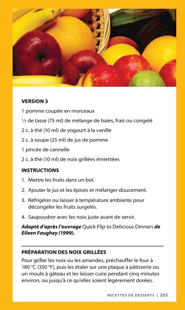 Alimentation et sante des aines - HealthLinkBC