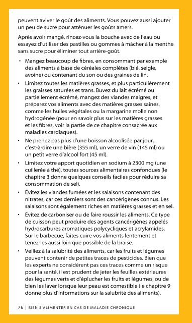 Alimentation et sante des aines - HealthLinkBC